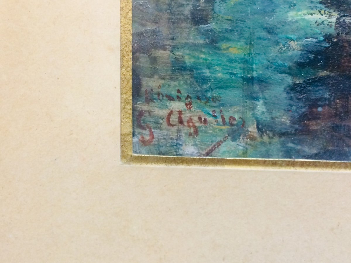 Georgette Agutte, Gouache Sur Papier De  Königsee-photo-3