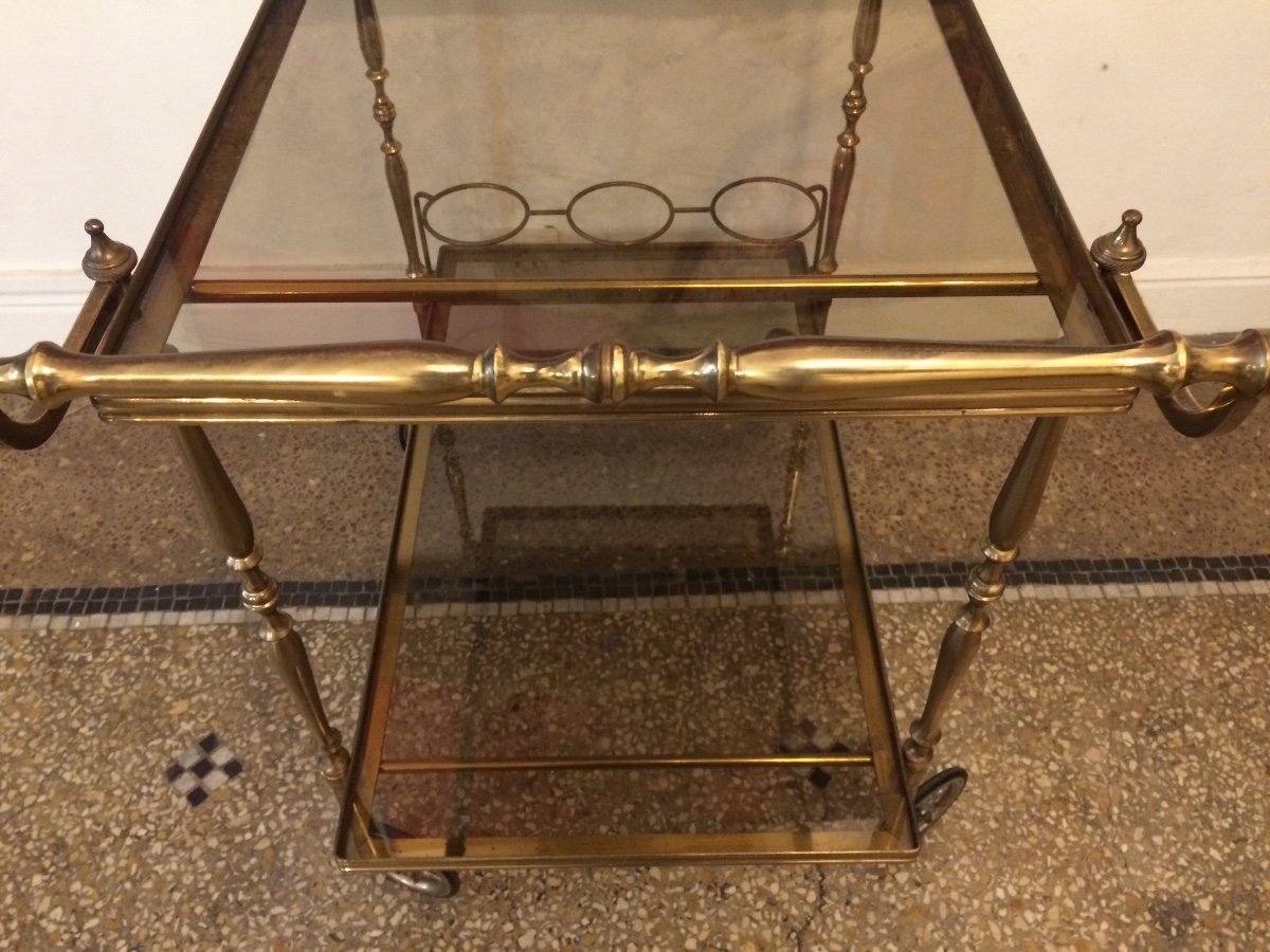 Rolling Table Or Serving In Brass In The Taste Of Maison Baguès-photo-2