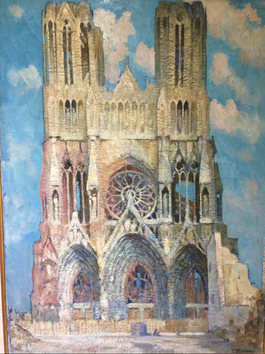 Reims Cathedral, By Gustave René Pierre