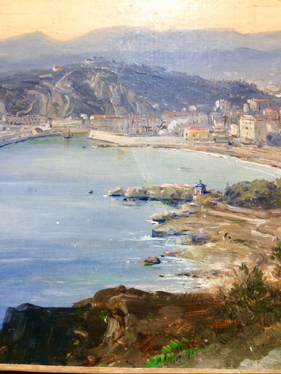 Jules Defer : Vue Panoramique De Nice, Du Port De Nice Et De La Baie Des Anges, Du Mont Boron-photo-4