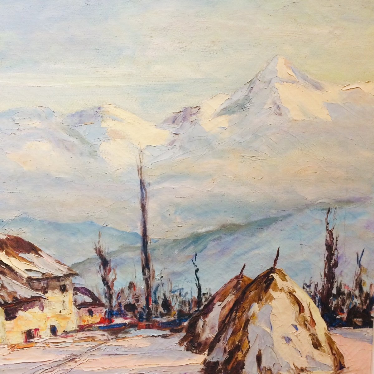 Francis Cariffa,peintre De Montagne Et De Neige, Né à Chambéry  En Savoie -photo-4
