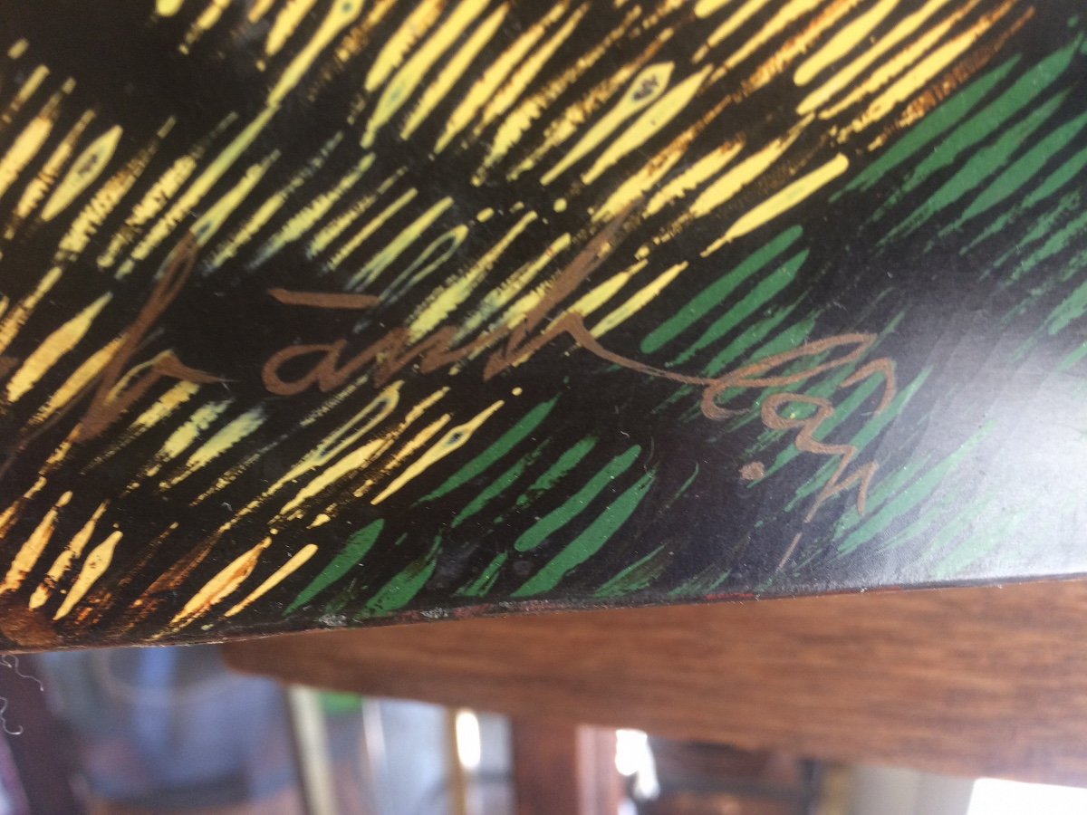 Thanh Le, Lacquer Panel From Vietnam , Indochina-photo-2