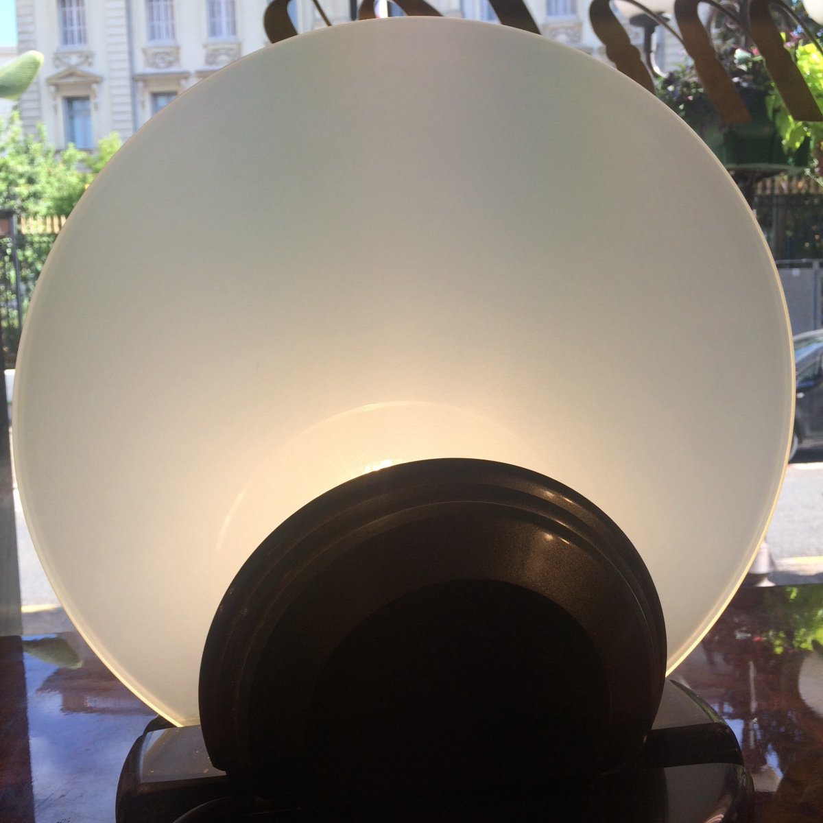 Bruno Gecchelin.table Lamp Model Gong-photo-1