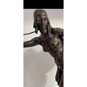 Bronze By Alfred Jean Foretay, Swiss Sculptor