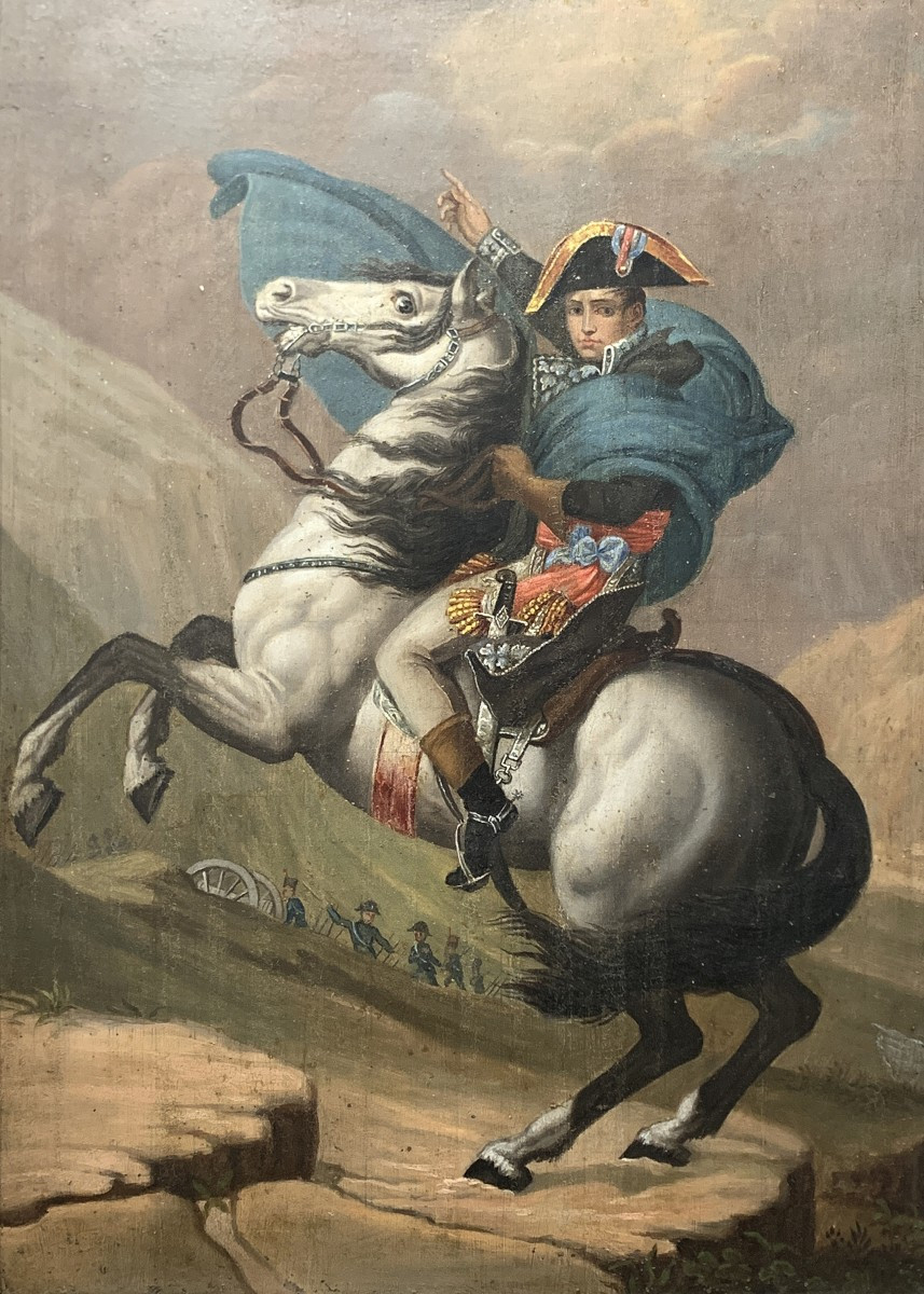 Napoleon Bonaparte Crosses The Great St. Bernard Pass