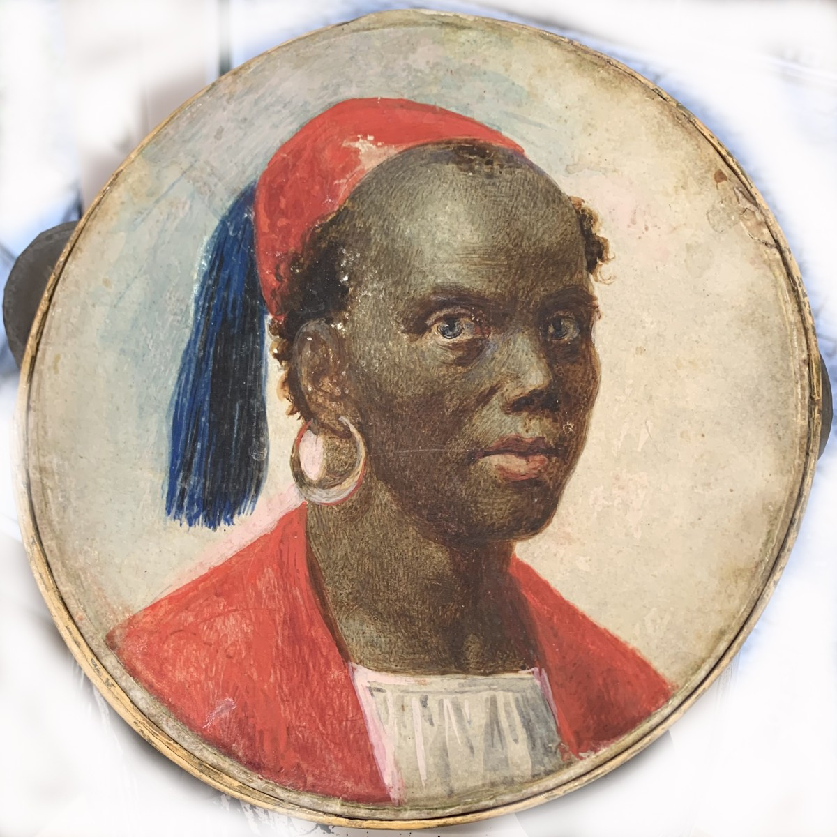 Alcide Allevi - Portrait Of A Man Wearing A Fez