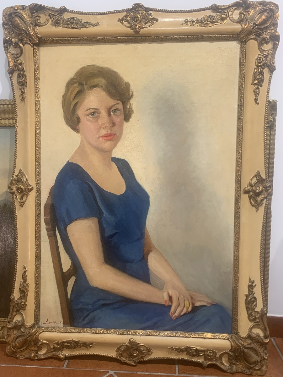 LICIA SARACINI - Dame en bleu 1941