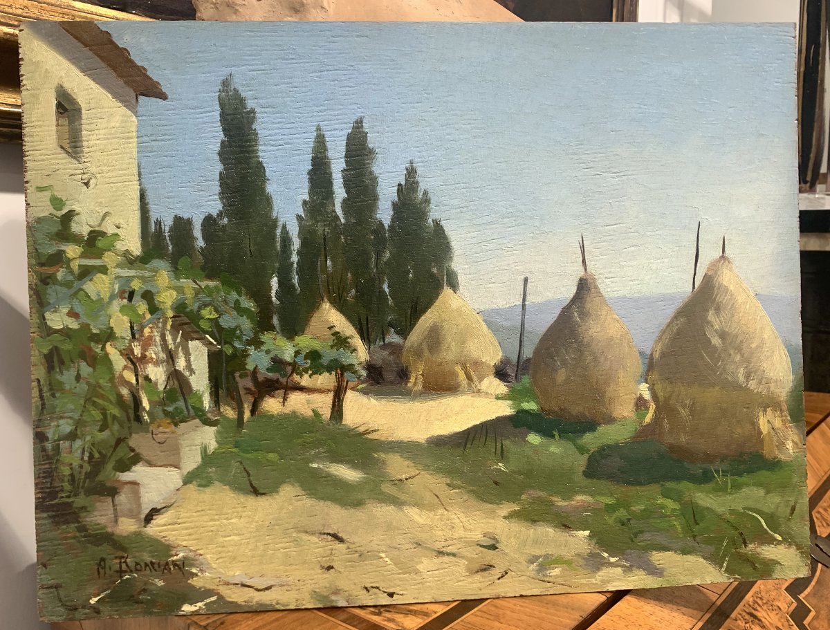 ALFREDO BONCIANI -  Meules de foin-photo-2