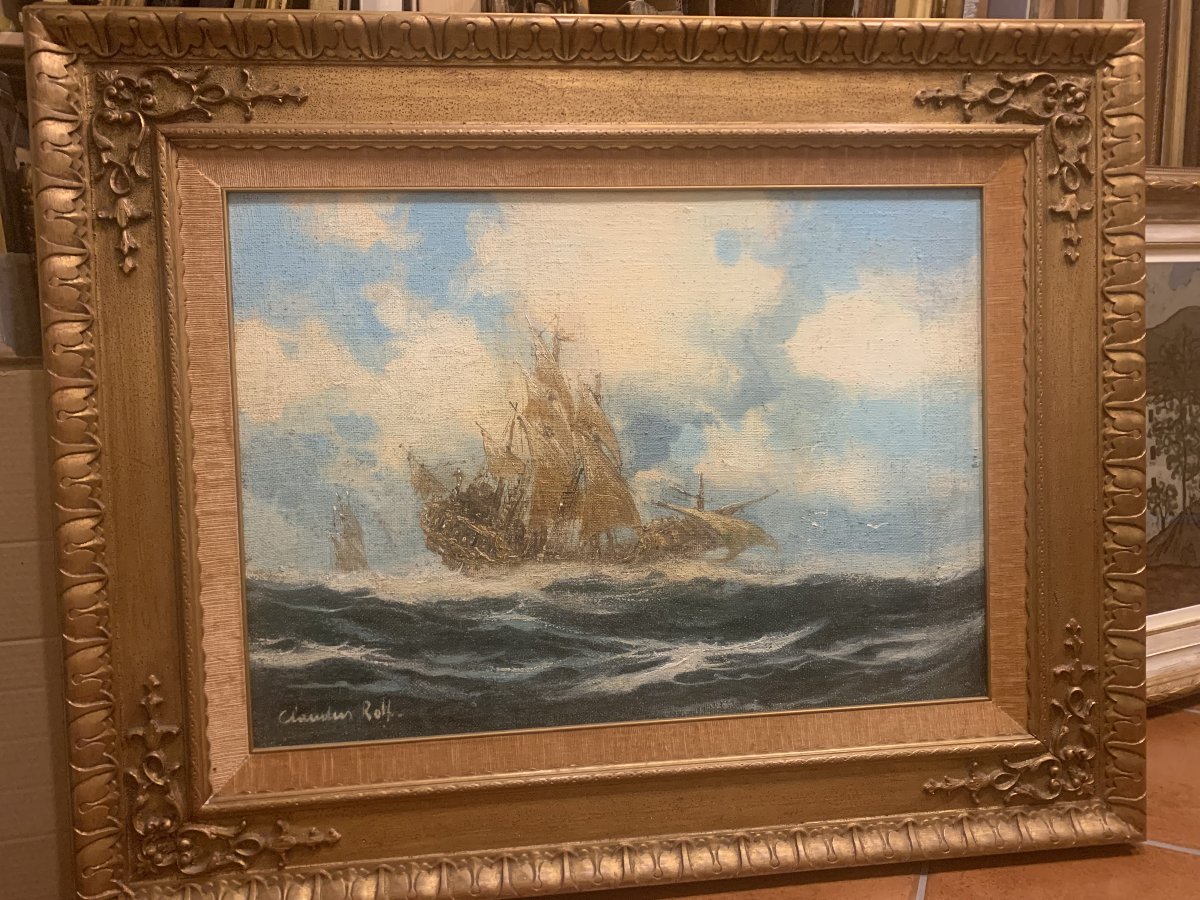 Rudolf Claudus - Sailing Ships