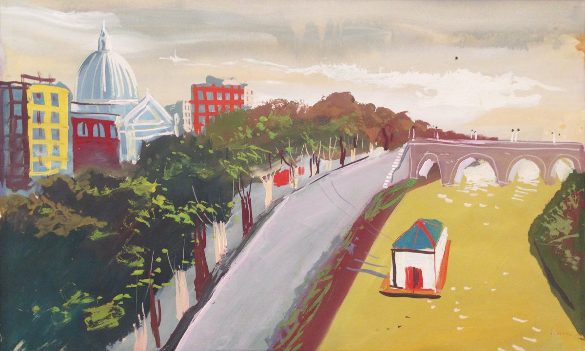 NICOLA SIMBARI - Rome, pont Cavour 1951