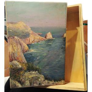 Boîte peinte : Capri. L. Caflisch & C. Naples
