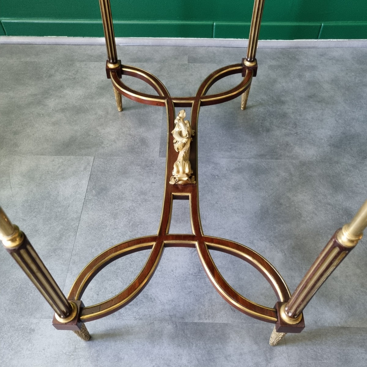 Weisweiler/dasson, Marie-antoinette Empty Pocket Table, Stamped, 19th Century.-photo-4