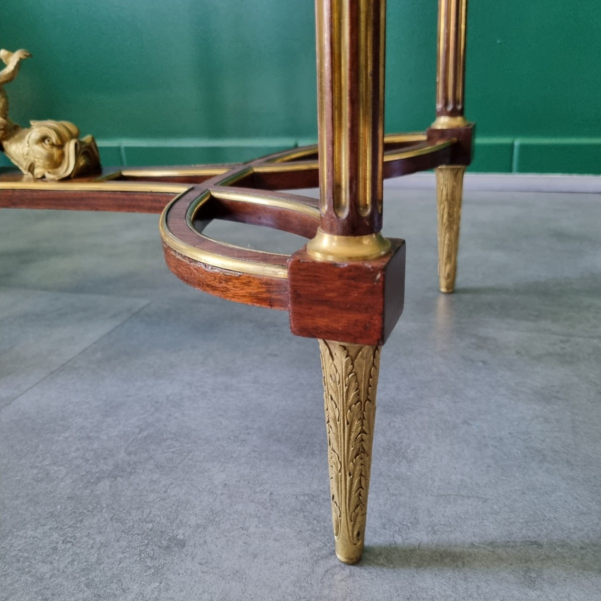 Weisweiler/dasson, Marie-antoinette Empty Pocket Table, Stamped, 19th Century.-photo-5