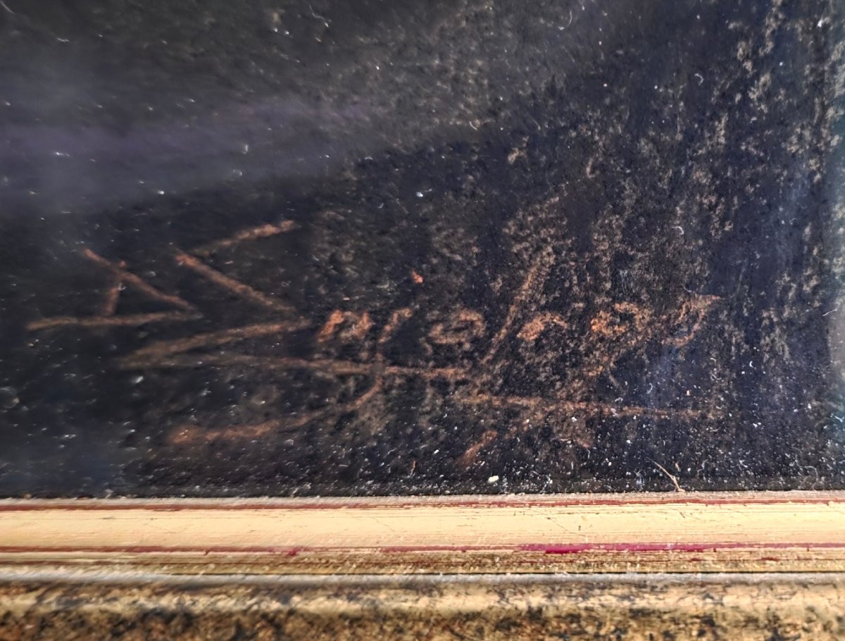 Delphin Enjolras, Signed Pastel. -photo-4