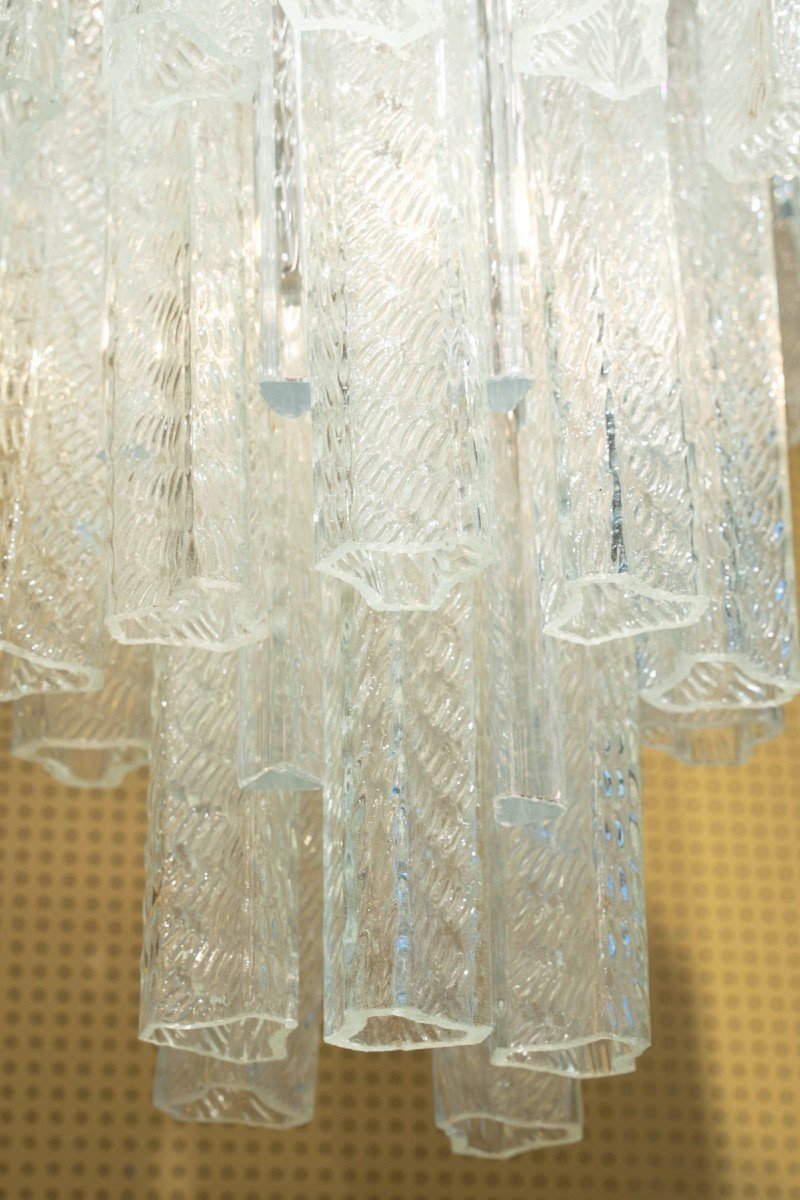 Italian Chandelier By Toni Zuccheri For Venini-photo-2