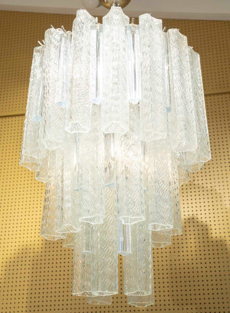 Italian Chandelier By Toni Zuccheri For Venini