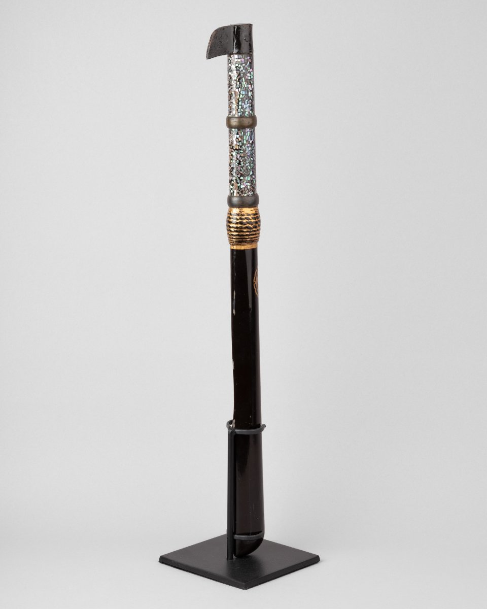 Tobigushi en laque et nacre (accessoire de pompier) Japon Période Edo. -photo-4