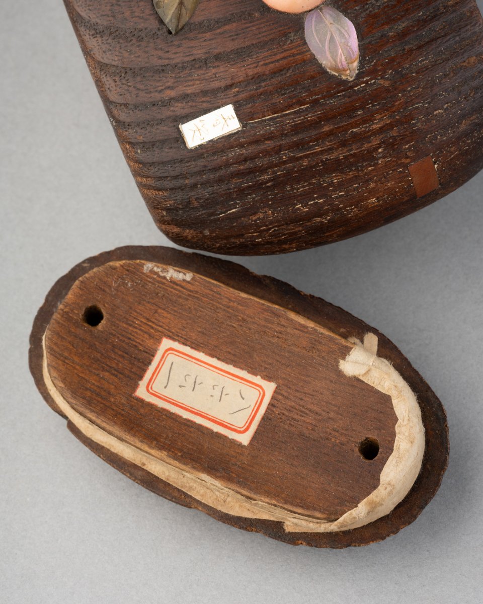 Tonkotsu. Carved Wooden Tobacco Box. Edo Period, Japan; Sagemono; Japanese Art-photo-2