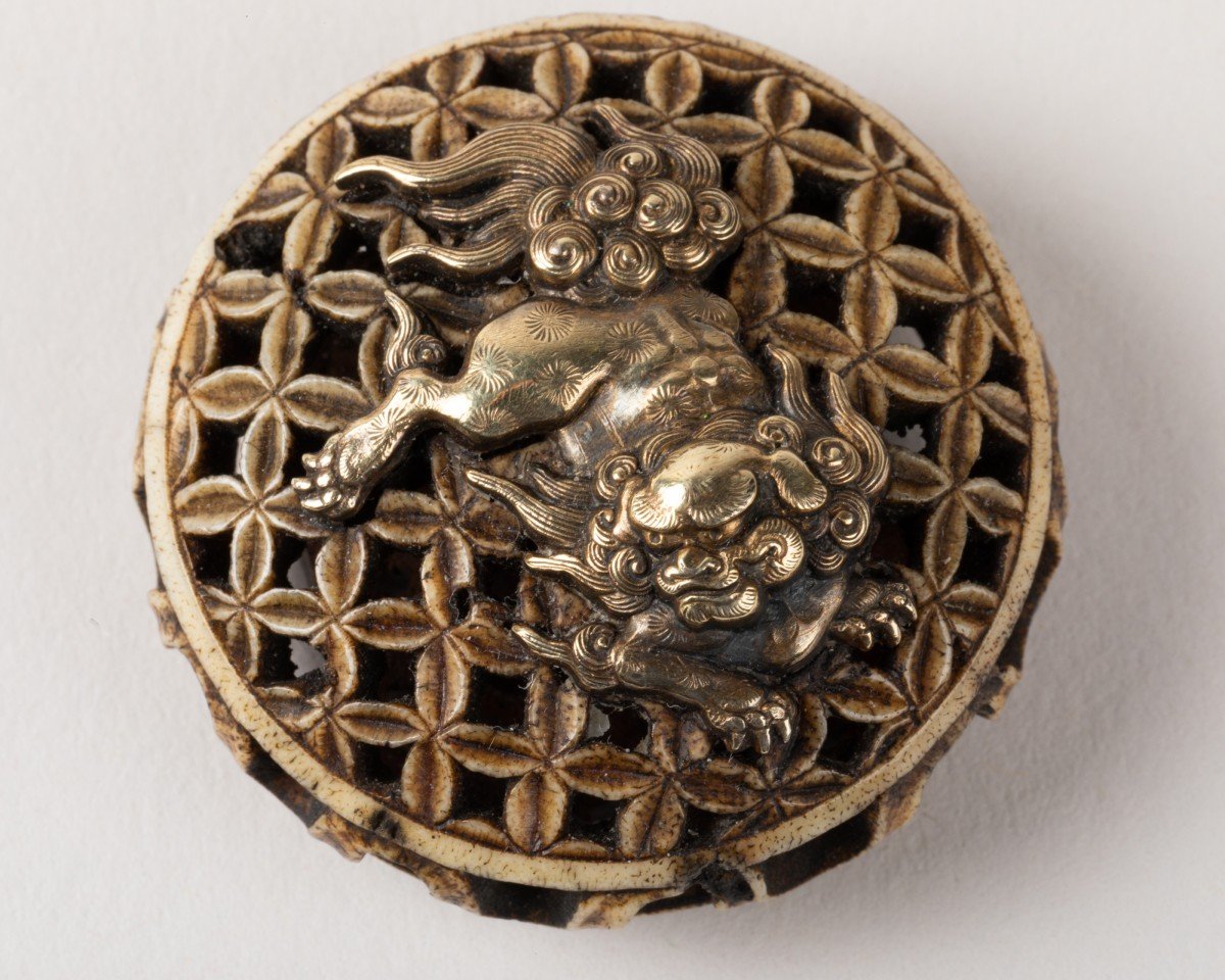 Ryusa Manju Netsuke Japon Edo