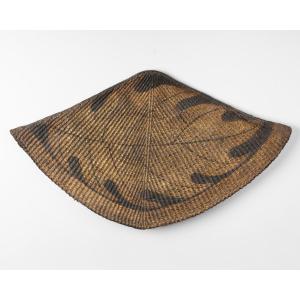 Jingasa Samurai Flat Weapon Hat Of Nirayama Type Japan, Edo, Meiji 