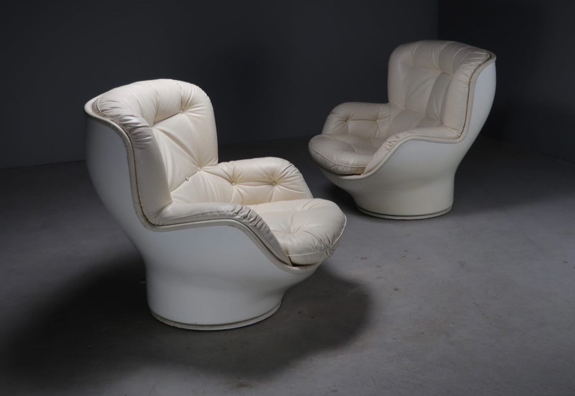 Proantic: Paire De Fauteuils Design