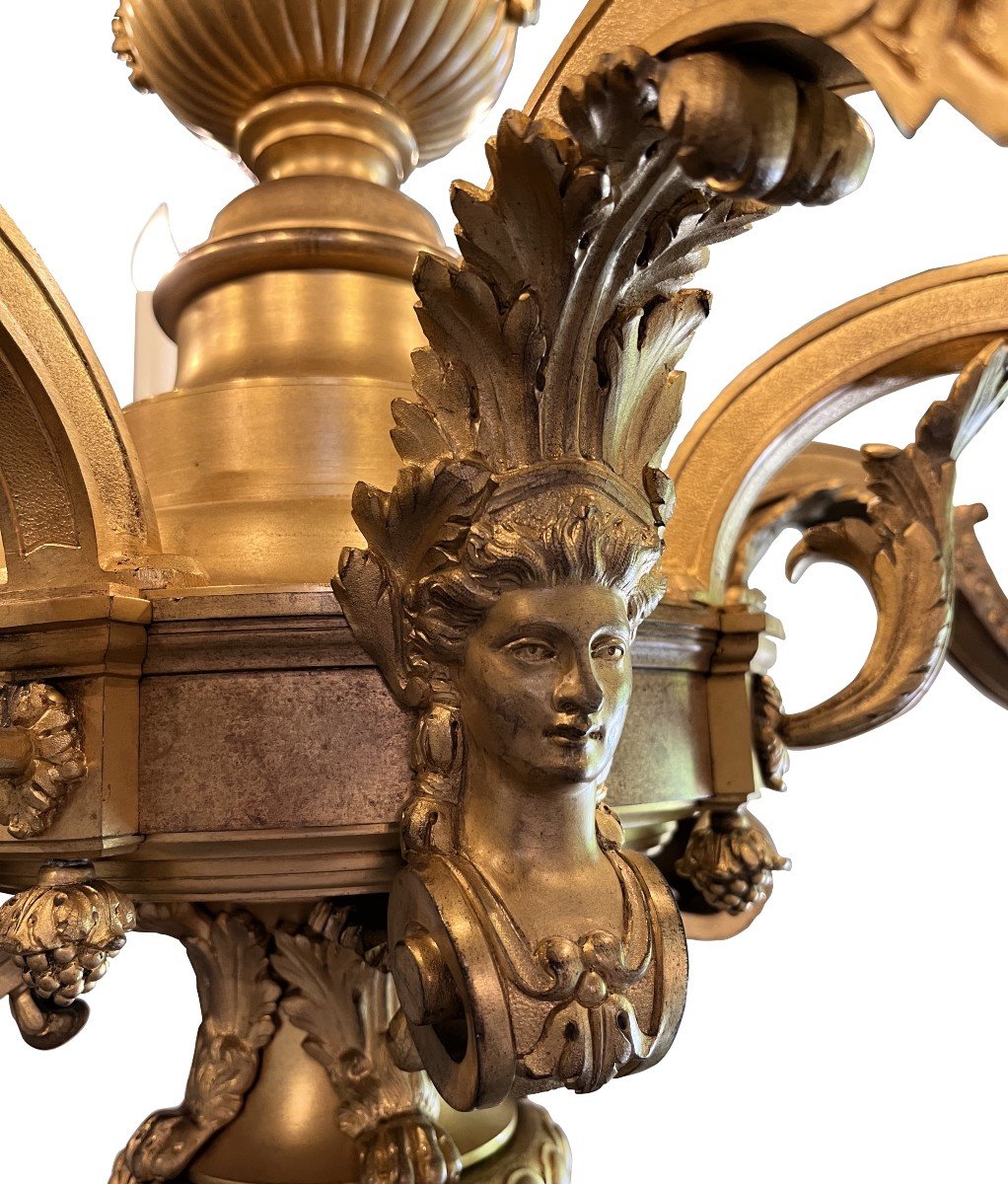 Gilt Bronze Chandelier-photo-2