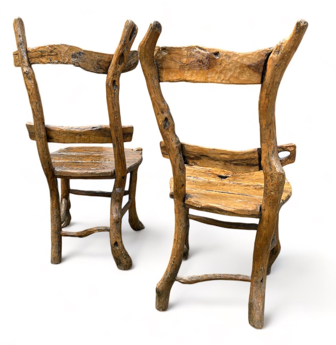 Pair Of Unusual Chairs-photo-4