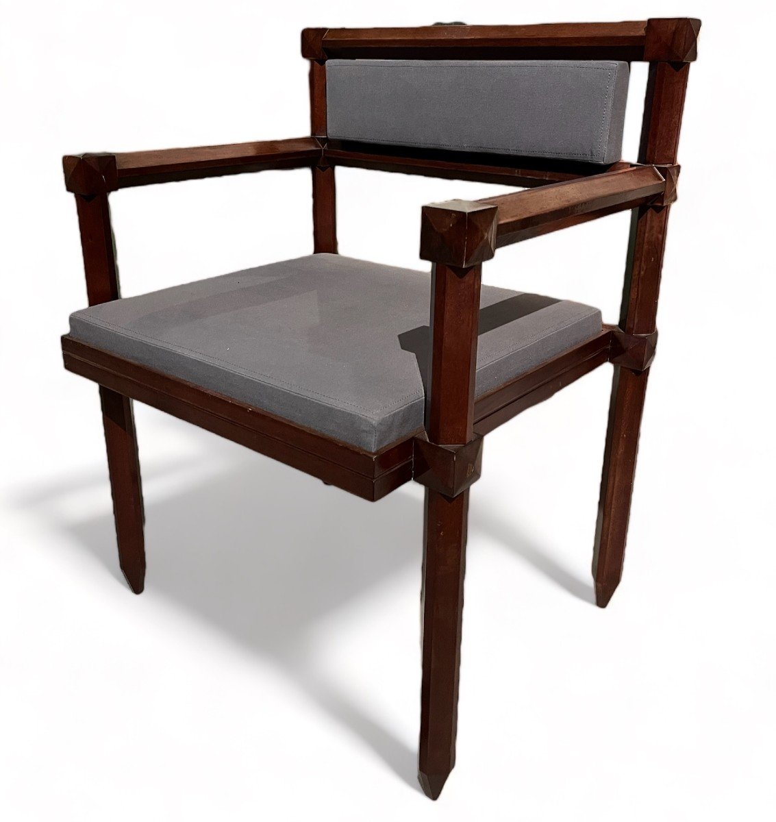 Suite Of Four Armchairs By Rougemont-photo-3