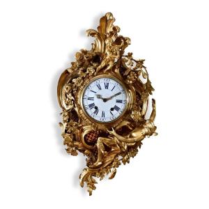Louis XV Gilt Bronze Cartel