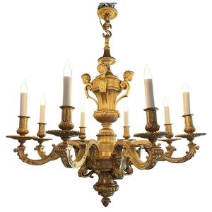 Gilt Bronze Chandelier