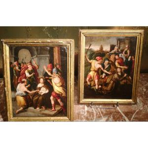 Pair Of XVIth Century Paintings