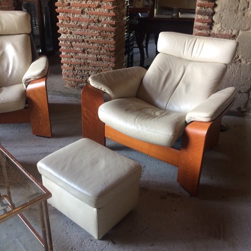 Paire de fauteuil de marque Stressless-photo-2