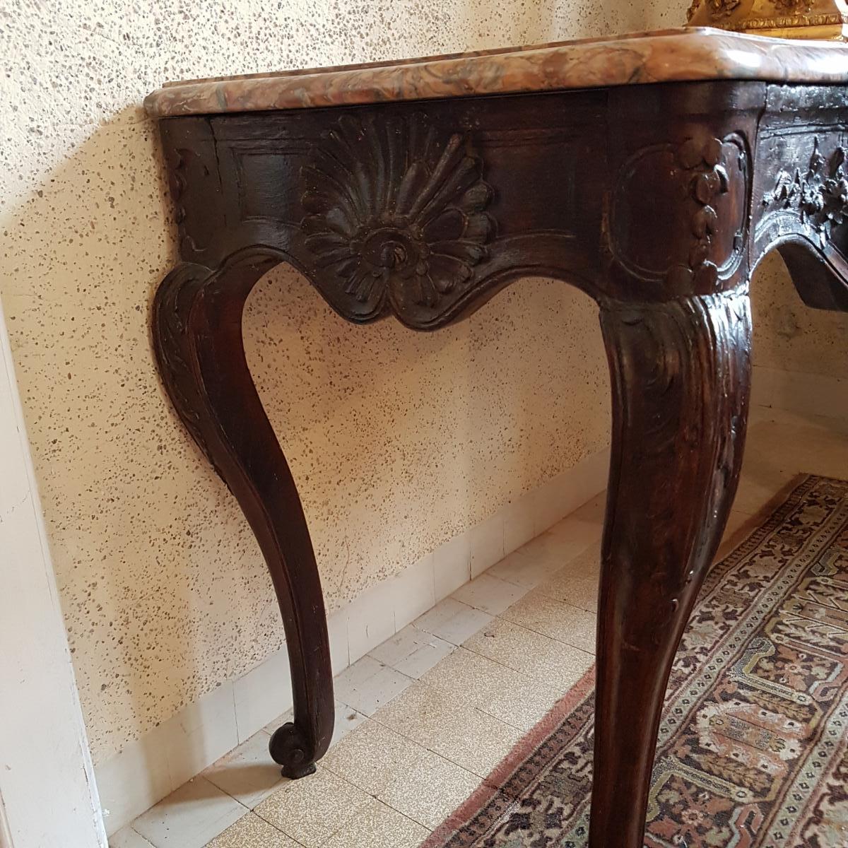 Console Table à Gibier Régence XVIII ème -photo-3