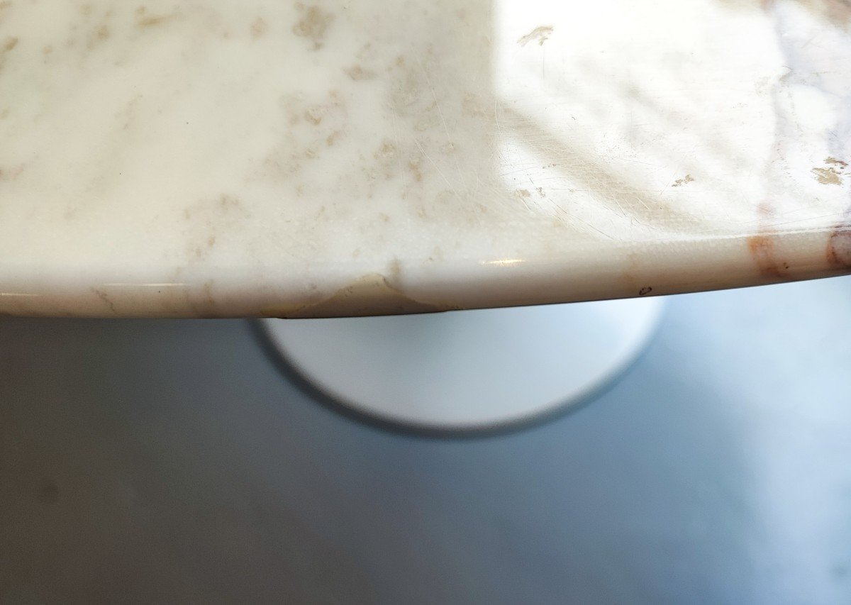 Table En Marbre d'Eero Saarinen Pour Knoll 120 Cm-photo-8