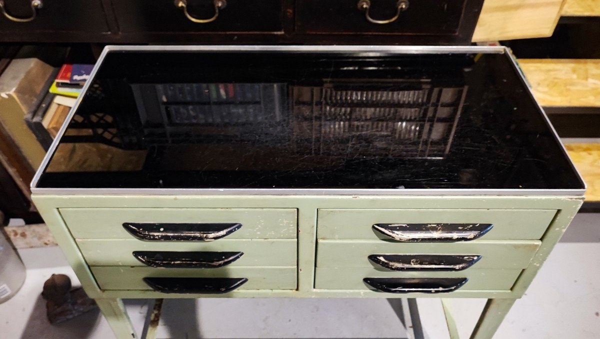 Meuble De Dentiste Vintage 1950-photo-3