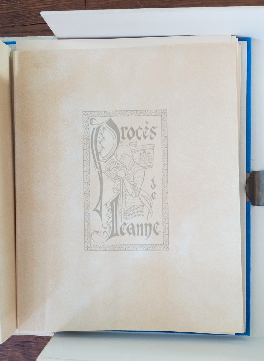 Procès De Condamnation De Jeanne d'Arc. Exemplaire N°102,éditions De l'Odéon-photo-4