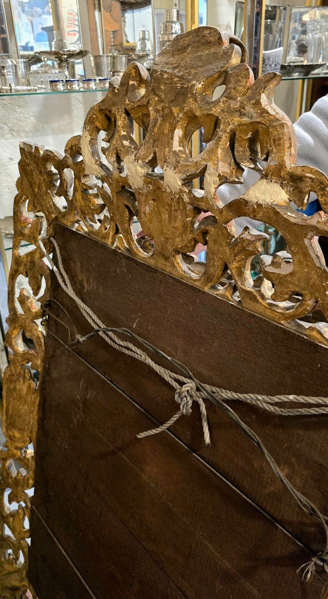 Miroir Louis XIII Au Mercure 136cm-photo-6