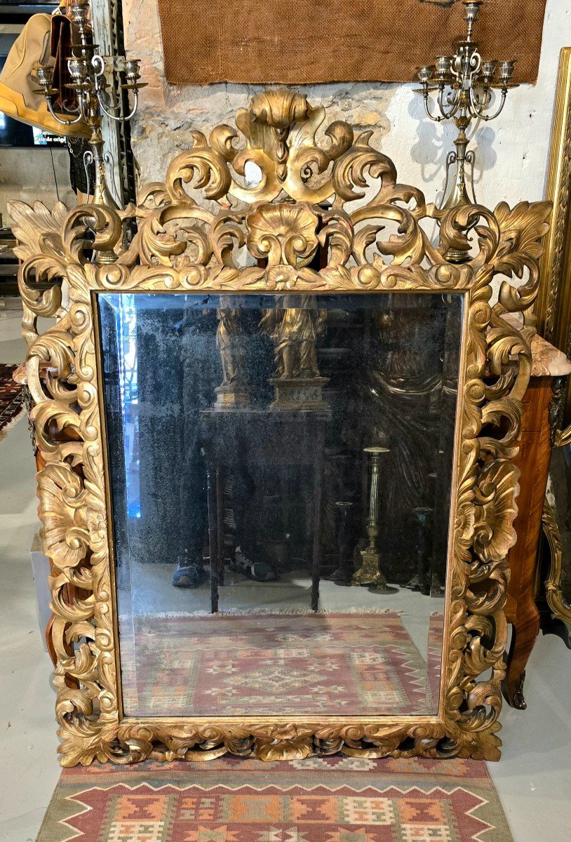 Miroir Louis XIII Au Mercure 136cm