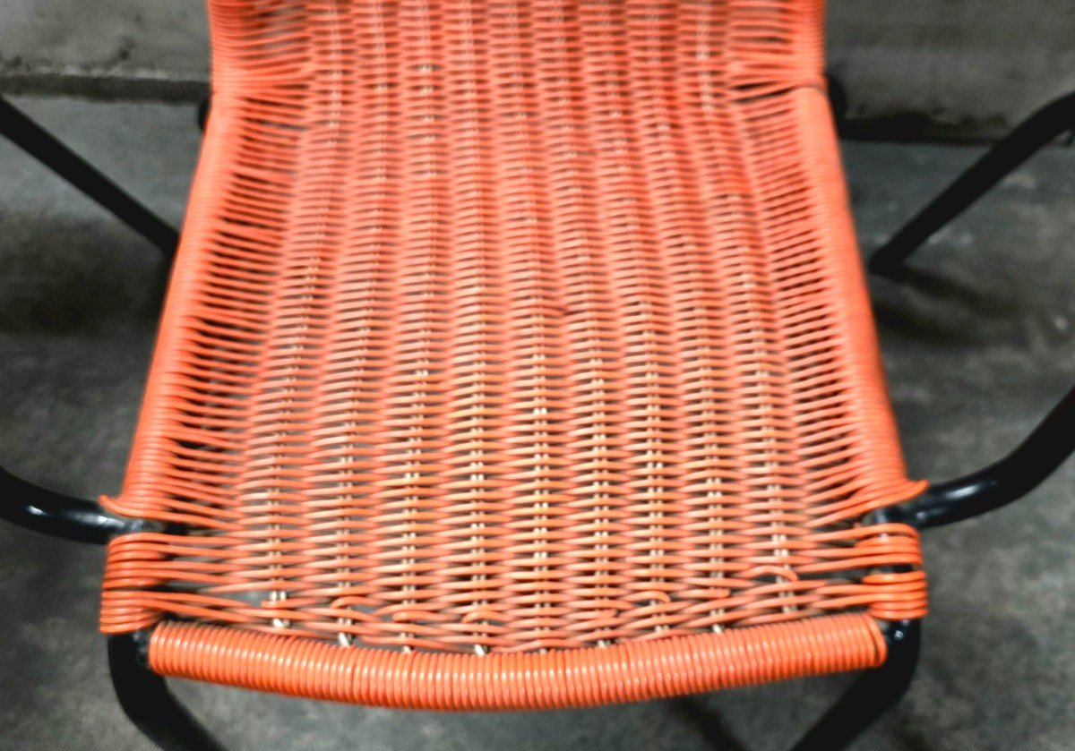  Set Of 6 Vintage Garden Armchairs-photo-3
