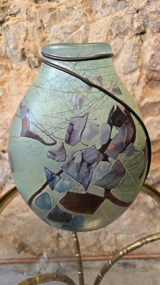 Pierini Robert (born 1950) Ovoid Vase 33cm-photo-2