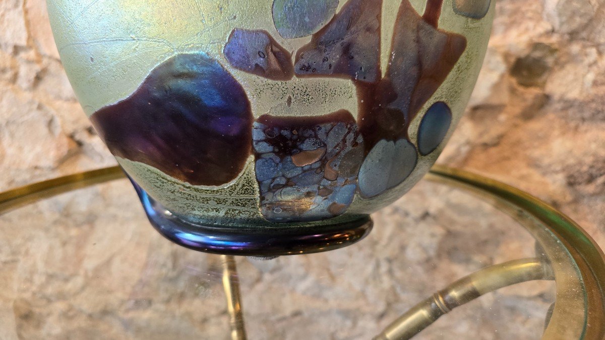 Pierini Robert (born 1950) Ovoid Vase 33cm-photo-5