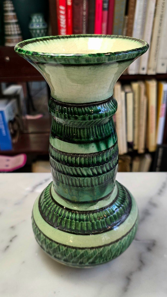 Vase En Céramique Gaziello, Jean Baptiste (1891-1957) Vallauris -photo-2