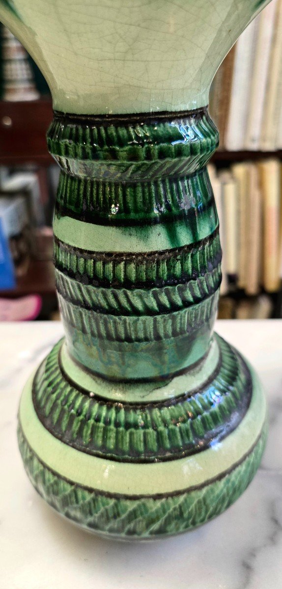 Vase En Céramique Gaziello, Jean Baptiste (1891-1957) Vallauris -photo-3