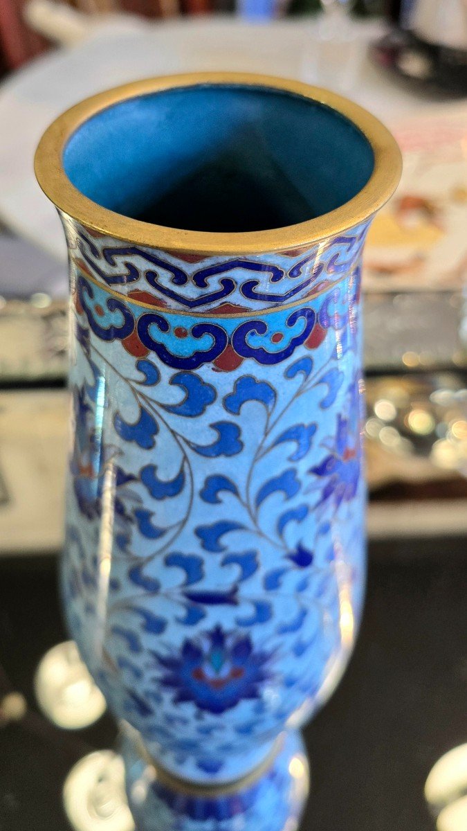 Chinese Cloisonne Vase-photo-4
