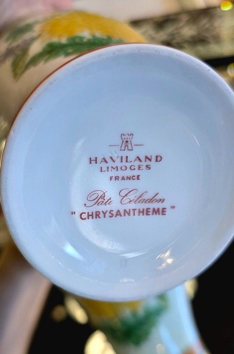 Haviland Limoges Porcelain Vase-photo-4