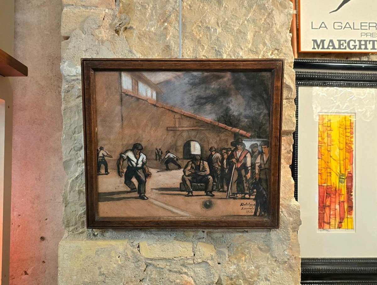 Pastel - Robert-adrien Delétang (1874-1951) 1932 -photo-2