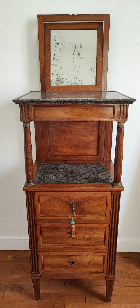 Barbière En Acajou D’époque Empire XIXème Siècle