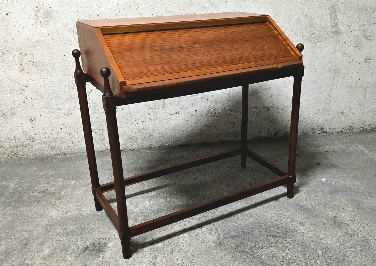 Modernist Teak Secretary By Fratelli Proserpio, Italy, 1960-photo-2