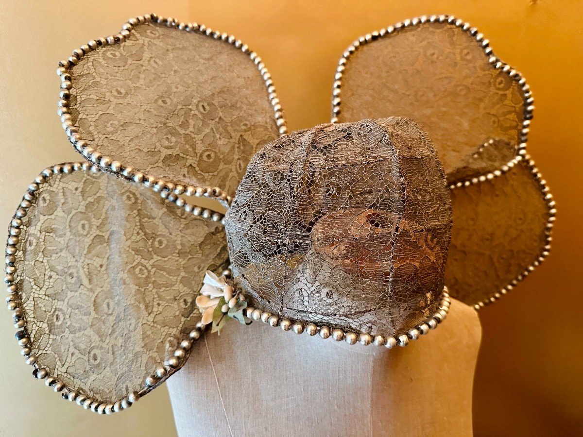 Antique Hat - Art Deco Ball Headdress - Early 20th Century 
