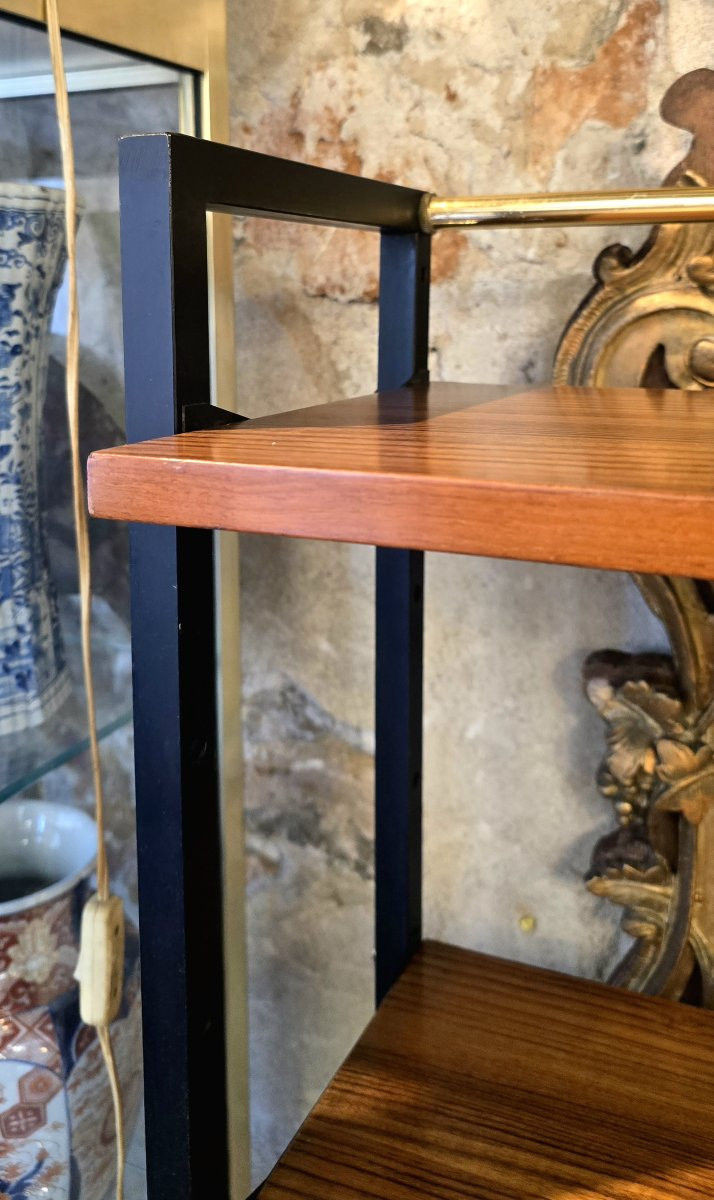 Vintage Italian Bookcase - Desk From The 1960s/70s-photo-3